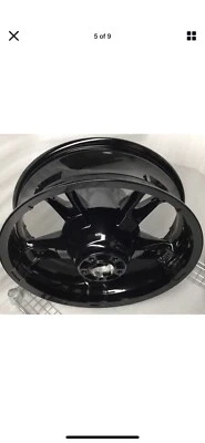 Harley Davison ENFORCER 后轮玻璃黑色 16X5 街道滑翔户外 — 第 1/4 张图片