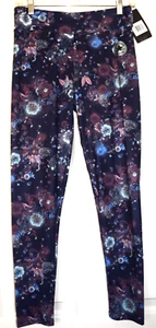 Converse Girls High Rise Printed Leggings (Big Kids) Size Large Blue Floral New - Picture 1 of 3
