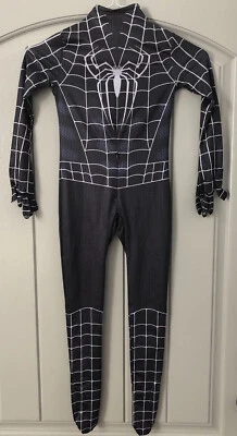 Fantasia de Homem-Aranha Preto Tamanho: 120cm (Somente Terno) Halloween - Imagem 1 de 4