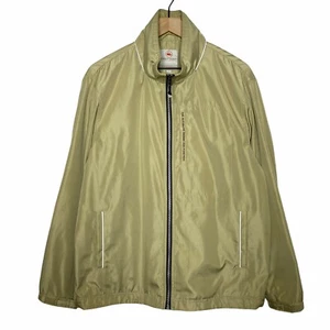 First Down Full Zip Windbreaker Jacket Champagne Tan Mens  Large - Picture 1 of 8