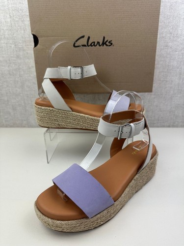 Sandali estivi Clarks Kimmei Ivy Lilac Combi UK 5 D EUR 38 plateau