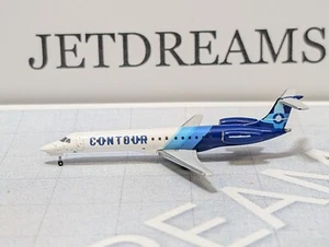 1/400 CONTOUR AIRLINES EMBRAER ERJ-145 2020'S COLORS N12552 GEMINI JETS - Picture 1 of 7