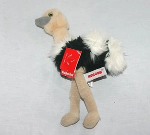 Aurora Ozzi avestruz 9,5"" animal de peluche NUEVO - Imagen 1 de 3