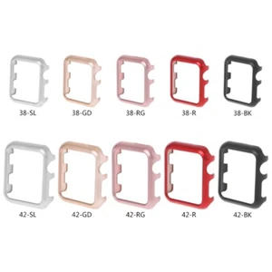 PC Frame Case Tempered Screen Protective Frame For Watch 1 2 3 Series 38mm 42mm - Picture 1 of 9