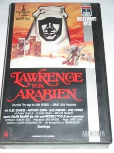 RCA - Lawrence von Arabien - VHS/Monumentalfilm/Alec Guiness/Anthony Quinn/'62 - Imagen 1 de 2