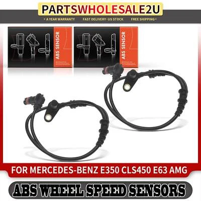 Sensor de velocidad de rueda ABS delantero o trasero 2 piezas para Mercedes-Benz E250 CLS450 E63 AMG Foto 1 de 4