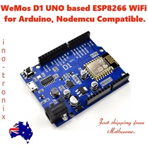 Wemos D1 UNO based ESP8266 WiFi for Arduino, Nodemcu Compatible. - Picture 1 of 5