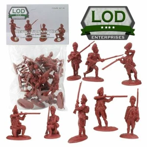 LOD Enterprises Plastic Figure Set LOD005 Amer. Revolution British Grenadiers - Picture 1 of 4