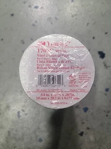 3M TEMFLEX | VINYL ELECTRICAL TAPE | 1700C | 3/4" X 66' | WHITE | Lot Of 10 | - Picture 1 of 2