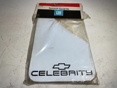 Protetores de lama vintage GM Chevrolet Celebrity Splash Guards - Branco - Imagem 1 de 4