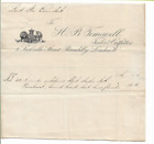 1870 H B Timewell, Tailor , Jackville st London. Invoice Lord Beauclerk