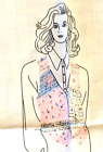 Pink Harmony Music Vest Fabric Panel -Sew it Yourself  S M L