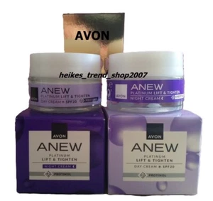 AVON ANEW Platinum Tagescreme + Nachtcreme für straffere Haut mit Protinol™ Neu - Bild 1 von 1