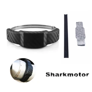 100mm-140mm Universal Motorcycle Racing Bike Round Exhaust Can Protector Cover - Picture 1 of 5