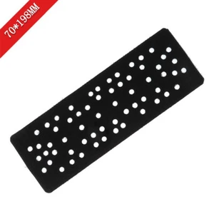 70mmx198mm 62 Hole Rectangle Interface pad Polishing Disc Backing Pads Cushion - Picture 1 of 7