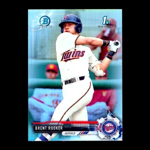 Bowman Chrome Draft Brent Rooker 2017 primer refractor #BDC-122 Twins Athletics radiocontrol - Imagen 1 de 2