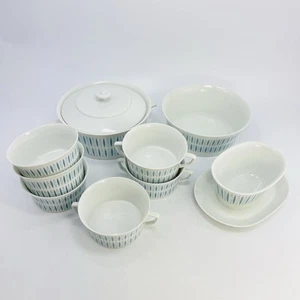 Vajilla de sopas de porcelana Fürstenberg Victoria La Couronne Domus 10 piezas n.º 02610 - Imagen 1 de 20