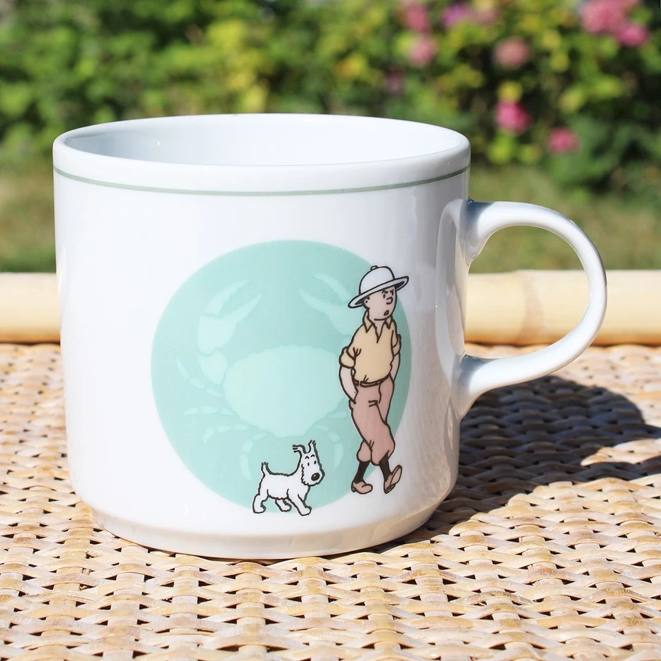 Tasse / mug en porcelaine Tintin Le Crabe aux Pinces d'Or / Hergé-Tintin Licens. - Photo 1/3
