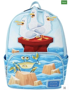 Disney Parks Loungefly Findet Nemo sprechender Mini Rucksack Mine Mine Neu mit Etikett - Bild 1 von 12