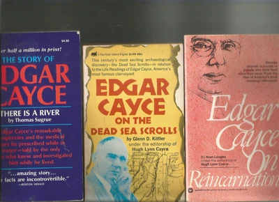 EDGAR CAYCE: REINCARNATION +DEAD SEA SCROLLS (BY: DITTLER & LANGLEY +STORY CAYCE - Image 1 of 4