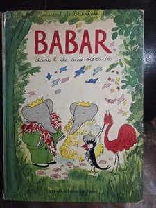 Vintage Babar the Elephant HC Book - Jean De Brunhoff- French 1969 - Picture 1 of 7