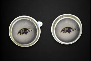 Gemelli per carte da calcio, bracciale gioielli da sposa Baltimore Ravens - Foto 1 di 4