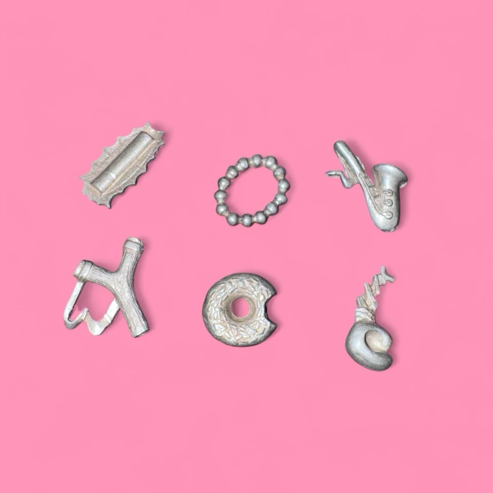 Parker Cluedo Los Simpson (2001) - Las 6 piezas de repuesto de armas - Juego completo Foto 1 de 1