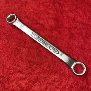 S-K Tools M-1214 SAE 3/8” 7/16” Offset Double End Box Wrench 6 Point Alloy ~ USA - Picture 1 of 9