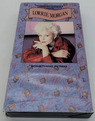 Lorrie Morgan: Something in Red VHS Video TESTED AND WORKING - Image 1 of 4