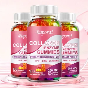 Kollagen + Enzym-Gummibärchen – Abnehmen, Haar-, Haut- Und Nagelgesundheit - Bild 1 von 13