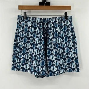 Vilebrequin Men's Bleu Marine Swim Trunks - Blue - Large - NWT - Picture 1 of 9