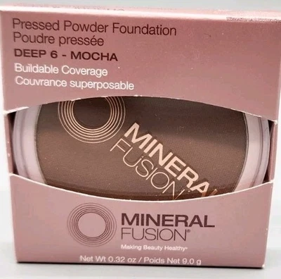 Mineral Fusion Pressed Powder Foundation Deep 6 Mocha 0.32oz - Image 1 of 4