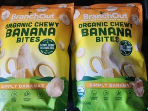 2-PACK BranchOut Organic Chewy Banana Bites, 10 oz each party bag - Picture 1 of 3