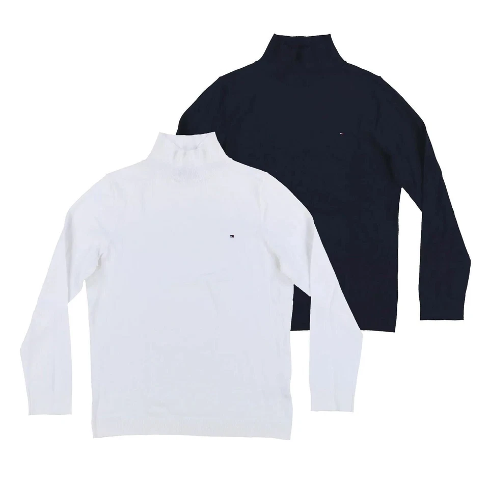 Tommy Hilfiger женщин свитер водолазка пуловер легкий длинным рукавом S M - Изображение 1 из 1