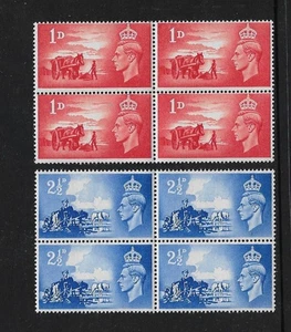 JERSEY ANIVERSARIO LIBERACIÓN DE GUERNSEY MNH BL.4 1948 REY GEORGE VI - Imagen 1 de 1