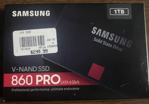 Samsung 860 Pro 1TB,Internal, (MZ76P1T0BW) Solid State Drive - Afbeelding 1 van 4
