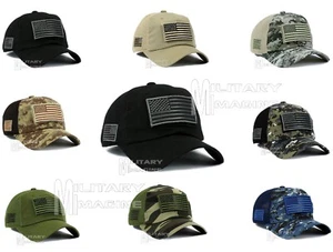 Tactical Operator With USA Flag Patch Micro Profile Mesh Military Cap Hat - Picture 1 of 88