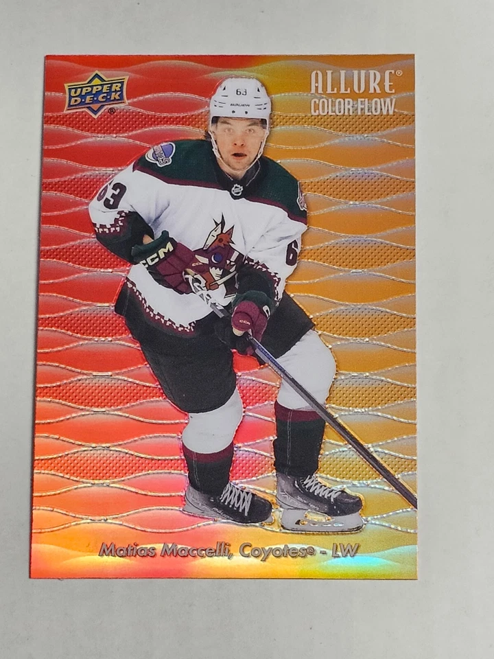 Matias Maccelli 2023-24 Upper Deck Allure Color Flow Red-Orange #CF-25 - Image 1 of 1