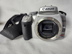 Canon EOS Rebel XTI DSLR Camera Body Silver - As Is - BXUP - Picture 1 of 10