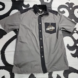 Vtg Harley Davidson Button Up Short Sleeve Shirt Small Get On One - Picture 1 of 6