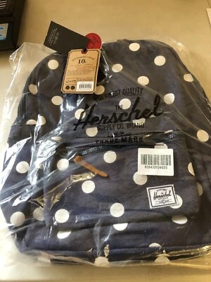 HERSCHEL SUPPLY Settlement Youth 10L - Denim lunares/camuflaje - Totalmente nuevo con etiqueta Foto 1 de 3