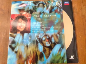 EVELYN GLENNIE IN RIO , FIESTA, BIZET, 1990, LASER DISC. COME NUOVO - Picture 1 of 4