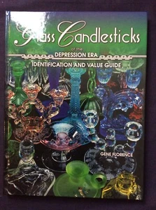 Glass Candlesticks HC 2000 Gene Florence Very Clean #106B - Imagen 1 de 12