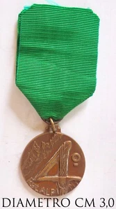 2847) Medaglia E.I. 4° Reggimento Alpini Aosta Susa Saluzzo Mondovì - Picture 1 of 4