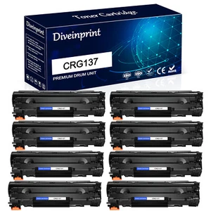 8PK CRG137 137 Kaseta z tonerem do Canon imageCLASS MF249DW LBP151dw MF227dw - Zdjęcie 1 z 9