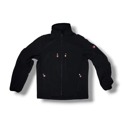 Original Wellensteyn Alpinieri Men's Softshell Windproof Jacket Size Small Black - Image 1 of 4