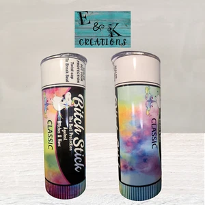 FARTING UNICORN BITCH CHAPSTICK Colorful Party Girl Gift Travel Tumbler Cup Mug - Picture 1 of 4