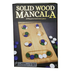 Cardinal Classic Solid Wood Folding Mancala Board Game Kids/Children Toy 6y+