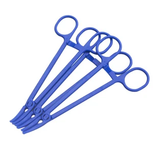50pcs Medical Hemostat Forceps Curved Mouth Pliers Surgical Cotton Ball Clamp - Picture 1 of 8