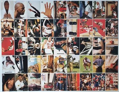 1994 Upper Deck Майкл Джордан РЕДКАЯ AIR (полный набор из 90 карт) - редкая - Изображение 1 из 4